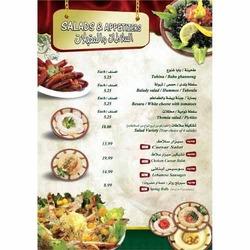 Manufacturers Exporters and Wholesale Suppliers of Menu Cards Bengaluru Karnataka